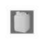 Picture of 5 Gallon Natural Square HDPE Plastic Dense Pak Tight Head Pail, 70 mm & Vent w/ Cap