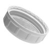 Picture of 63 mm White PP Smooth Top, Ribbed Sides Buttress Cap, .020 Pulp FSM-1 Liner
