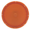 Picture of 3.5-6 Gallon Orange HDPE Plastic Pail Cover, Tear Tab, EPDM Gasket