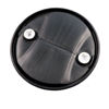 Picture of 55 Gallon Black HDPE Plastic Tight Head Drum, 2" & 3/4" Fittings