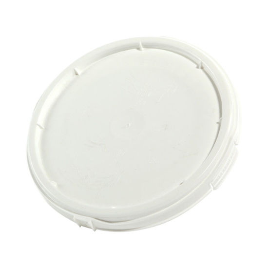 Picture of White HDPE UN Rated Screw Top Cover for 2.5 Gallon Pails