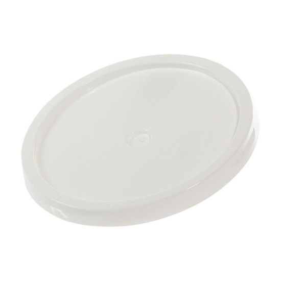 Picture of White HDPE EZ Stor Tamper Evident Cover for 3.2 - 6 Gallon Pails