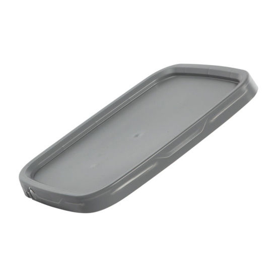 Picture of Gray HDPE EZ Stor Cover for 5.3 Gallon Pails