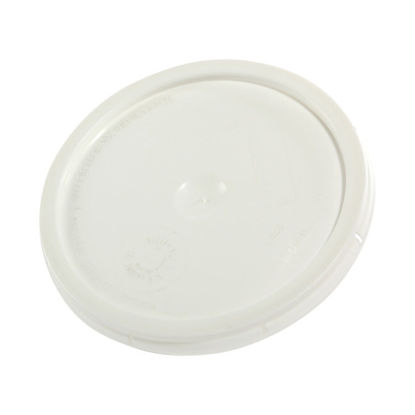 Picture of White HDPE UN Rated Tear Tab Cover for 2 Gallon Pails