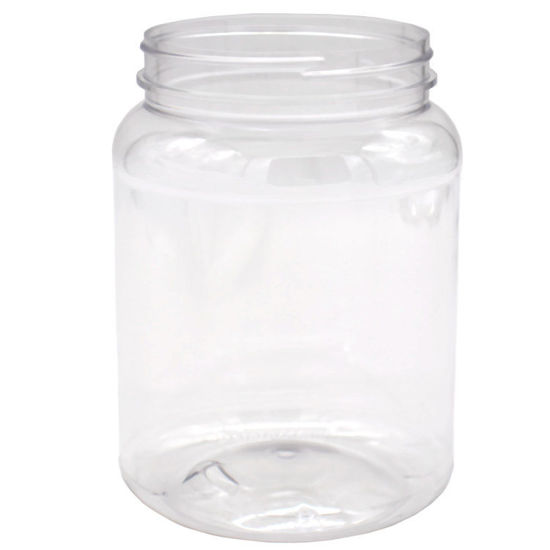 Picture of 64 oz Clear PET Plastic Wide Mouth Jar, 110-400