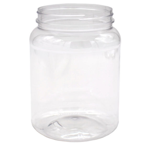 Picture of 64 oz Clear PET Plastic Wide Mouth Jar, 110-400