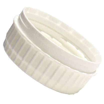 Picture of 63 mm White PP Plastic Rieke Tamper Evident Cap, Foam Liner