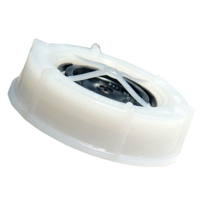 Picture of 70 mm Natural PP Plastic Screw Cap with Pull Up Spout, EPDM Gasket