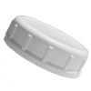 Picture of 63-445 White PP Plastic Round Cap with Foam Liner