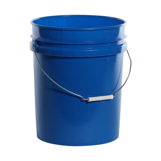 Picture of 5 Gallon Blue HDPE Open Head Pail, UN Rated