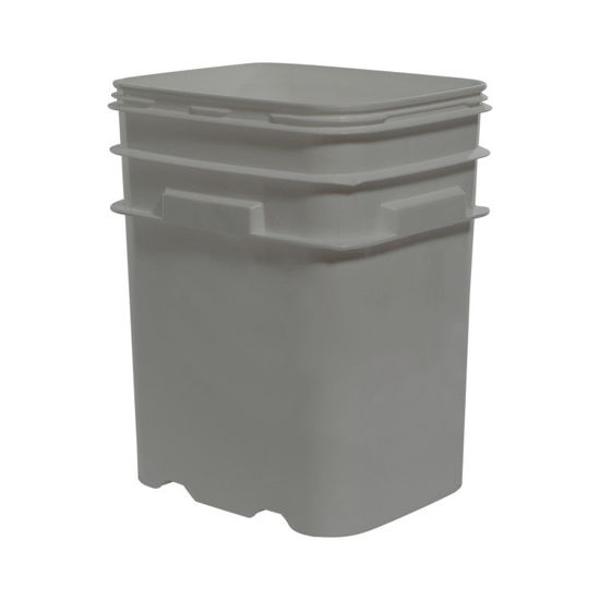 Picture of 5.3 Gallon Gray HDPE EZ Stor Pail