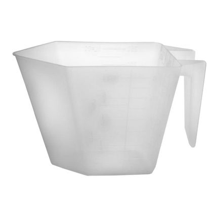 Picture of 8 oz Natural Plastic Measuring Cup with Graduation Marks