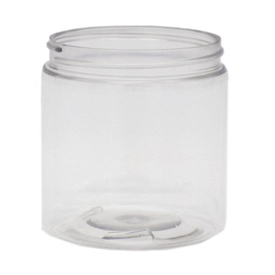 8oz Clear PET Wide Mouth Round Plastic Jar - 70-400 Neck : Bottlestore