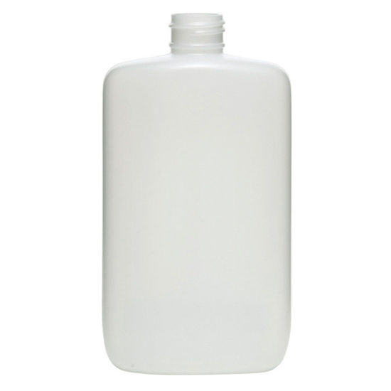 Picture of 8 oz Natural HDPE Plastic Oval Bottle, 24-410, 24 Gram