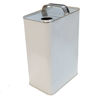 Picture of 1-GALLON Metal F-STYLE CAN, WHITE COAT, UNLINED W/  32 MM REL OPENING, UN RATED, TEM TEX