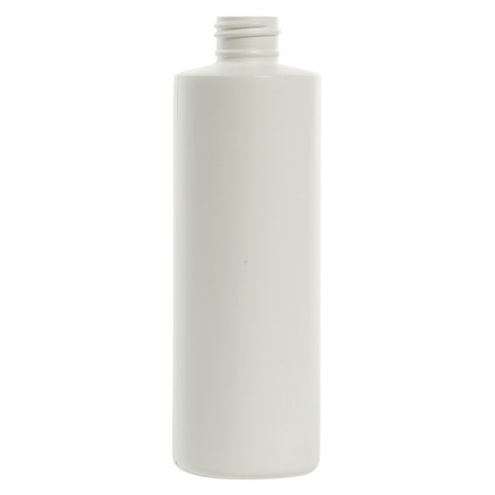 Picture of 8 oz White HDPE Cylinder Styleline, 24-410, 22 Gram