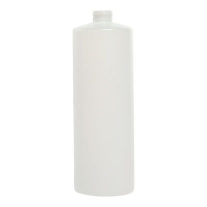 Picture of 32 oz Natural HDPE Cylinder, 28-400, 52 Gram
