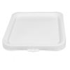 Picture of White PP Plastic Square Super Kube 2 Cover for 5 Gallon Pail