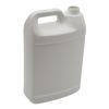 Picture of 128 oz (1-Gallon) White HDPE F-Style, 140 Gram, 38-400 Tamper Evident, 4x1, Kraft Box