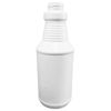 Picture of 16 oz White HDPE Plastic Carafe Bottle, 28-400 Neck Finish, 30 Grams, Fluorination Level 2