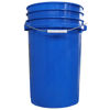 Picture of 7 Gallon Blue #BL45 HDPE Plastic Open Head Pail, w/ CWL