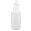 Picture of 32 oz Natural HDPE Plastic Fluted Decanter Bottle, 28-400 Neck Finish, 50 Gram