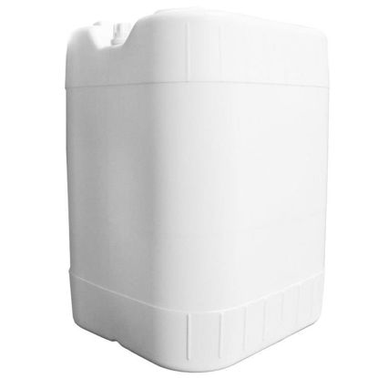 Picture of 20 Liter White HDPE Plastic Square Tight Head Pail, 70 mm, Closed Vent Stem, 6TPI
