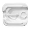 Picture of 20 Liter White HDPE Plastic Square Tight Head Pail, 70 mm, Closed Vent Stem, 6TPI