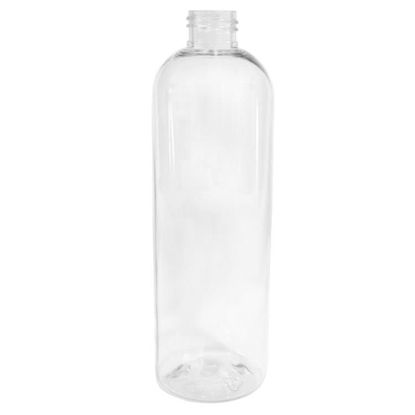 Picture of 12 oz Clear PET Plastic Cosmo Bullet Round Bottle, 24-410 Neck Finish, 30.6 Gram