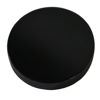 Picture of 63-400 Black Phenolic Plastic Smooth Top Cap, Smooth Sides, Solid PE Liner