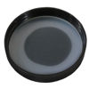 Picture of 63-400 Black Phenolic Plastic Smooth Top Cap, Smooth Sides, Solid PE Liner