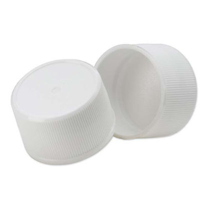 Picture of 28-410 White PP Screw Cap w/ SureSeal Liner