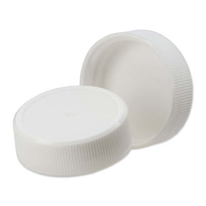 Picture of 33-400 White PP Screw Cap w/ SureSeal Liner