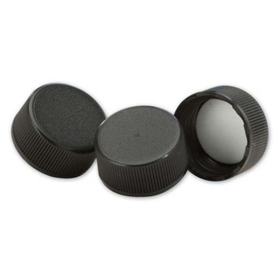 Picture of 20-400 Black PP Screw Cap Cap with F217 Liner