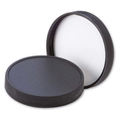 Picture of 70-400 Black PP Matte Top, Ribbed Sides Cap with F217 Liner