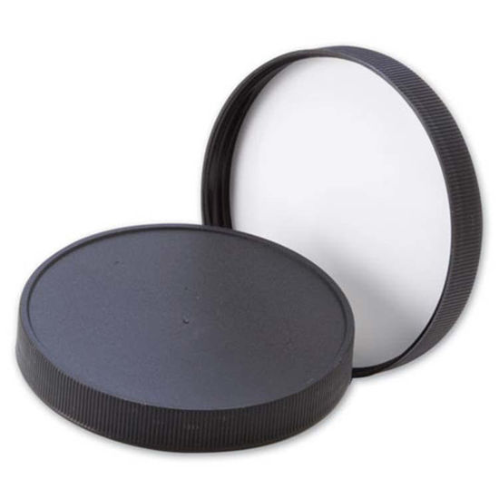 Picture of 110-400 Black PP Matte Top, Ribbed Sides Cap with F217 Liner