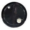 Picture of 15 Gallon Black Steel Unlined Tight Head Drum w/ 2" & 3/4" Fittings w/ Vitron Gasket