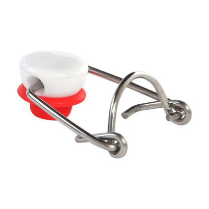 Picture of 26-611 Red/White Metal Swing Top Cap