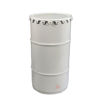 Picture of 16 Gallon White Steel Open Head Drum, White Cover, Rust Inhibited Lining