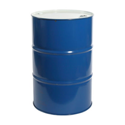 Picture of 55 Gallon Blue Steel Tight Head Drum, Unlined, #2, w/ 2" and 3/4" Fittings, UN Rated