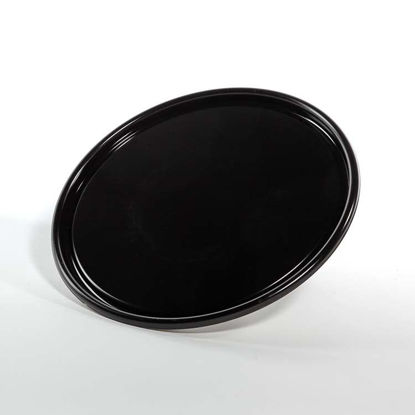 Picture of 2.5-7 Gallon Black Steel Ring Seal Cover, 24 Gauge, Rust Inhibited Lining, No Fitting, Black EPDM Gasket, UN Rated
