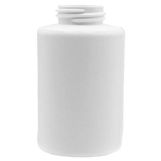 Picture of 16 oz White HDPE Plastic Bottle, 45-405 Neck Finish