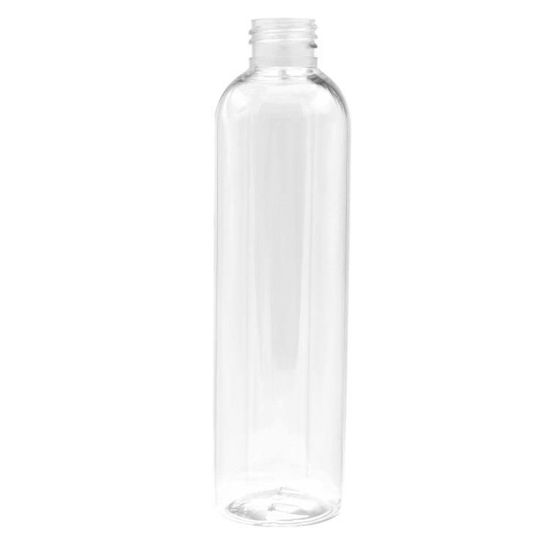 Picture of 8 oz Clear PET Cosmo Round Plastic Bottle, 24-410 Neck