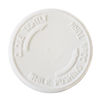 Picture of 38-400 White PP Plastic Child Resistant Cap, Push Down & Turn, .035 M1 Heat Seal for PE