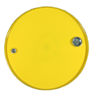 Picture of 55 Gallon Black Steel Tight Head Drum, Unlined, Yellow Cover with 2" & 3/4" Fittings, Unlined, UN Rated