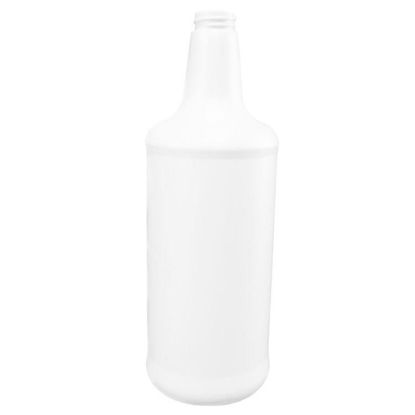 Picture of 1 Liter Pearl White HDPE Plastic Long Neck Round Sprayer Bottle, 28-400 Neck Finish, 75 Gram