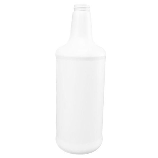 Picture of 1 Liter Pearl White HDPE Plastic Long Neck Round Sprayer Bottle, 28-400 Neck Finish, 75 Gram