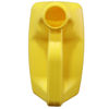 Picture of 128 oz Yellow HDPE Plastic F-Style Bottle, 38-400 Neck Finish, Fluorinated Level 3