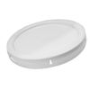 Picture of 1 GALLON WHITE HDPE PLASTIC TEAR TAB PAIL COVER