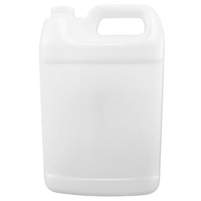 Picture of 128 oz Natural HDPE Plastic F-Style Bottle, 38-400 Neck Finish, 140 Gram